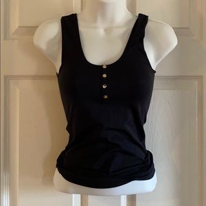 Cami with gold button embellishments